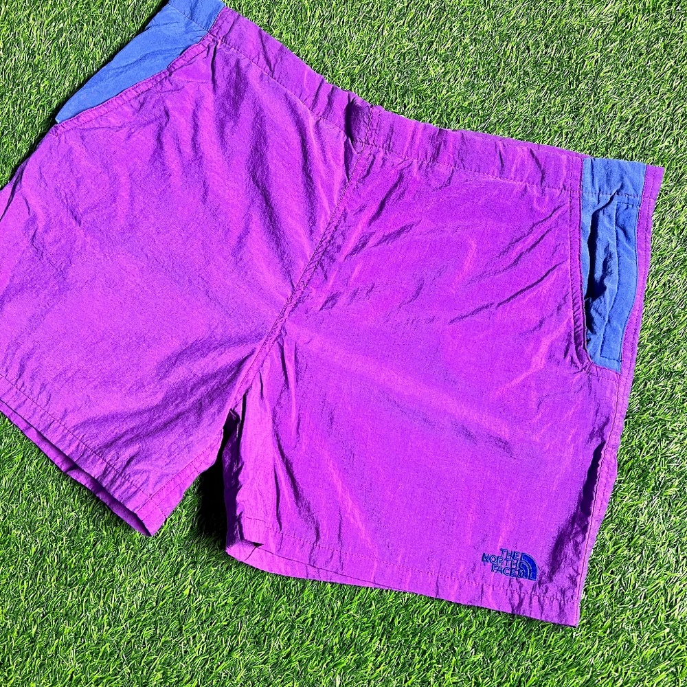 Vintage 80s The North Face Purple Womens Shorts